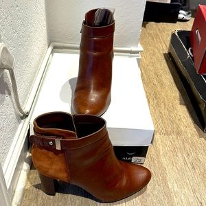Alfani Cognac booties
